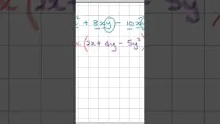 Teaching how to factorize expressions using many factors #maths #mathshack #math #education
