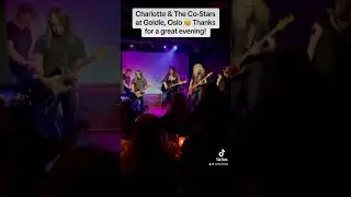 Charlotte & The Co-Stars rip through Be with You 🙂 #rock #norway #fender #telecaster #jazzbass