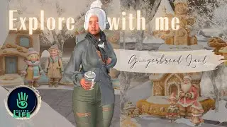 Second Life Exploring a Magical Life Size Gingerbread Village