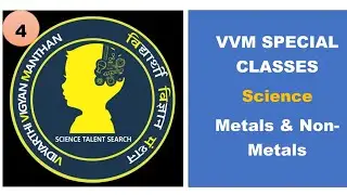 VVM SPECIAL CLASSES SCIENCE || METALS AND NON METALS MCQ || CLASS 8 CHAPTER 4