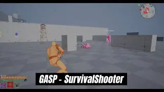 GASP - SurvivalShooter (Enemy talking and react)