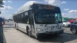Riding on Winnipeg Transit 428 (2020 XD40) on Route 11 Kildonan