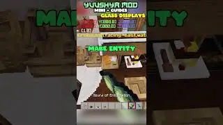 Yuushya Mod Mini Guide | Glass Showcase Tutorial in Minecraft