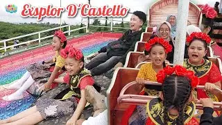 Ara Seharian Naik Rainbow Slide, Kora Kora, Flying fox dan Istana Balon