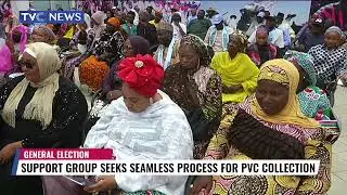 WATCH: Tinubu Support Group Demand INEC Makes PVC Collection More Seamless