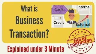 What is Business Transaction (Explained in simple animation - Hindi)