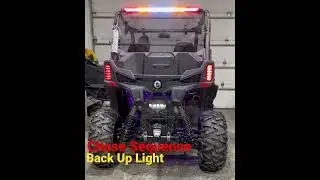 Off-Road SxS LED Chase Light Bar with Back Up Light