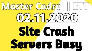 Master Cadre || Ett Site Busy How To Do Corrections Guidelines To Edit Or Lock Details
