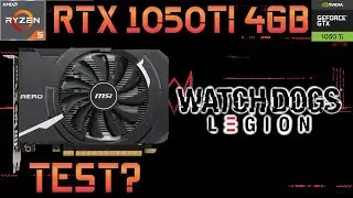 RTX 1050TI 4GB Watch Dogs Legion Game in 2025