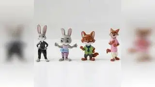 Review: Zootopia 2 Cole&ccedil;&atilde;o 12 Bonecos Judy - Nick Pronta E Ntrega