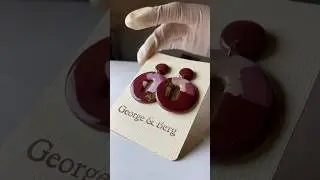 George & Berg- Modern Rouge Kollektion 🍷#handmadejewelry #polymerclay #fimo #diy #claydiy #tutorial