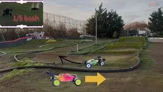 Insane new track layout + 1/5 scale bash session 