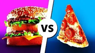 ГАМБУРГЕР vs ПИЦЦА