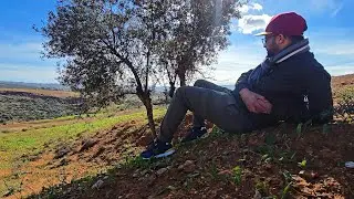 🚨جلسة وسط طبيعة تمسمان الدريوش بعد امطار الخير الاجواء مميزة الحمد لله 🌧🤲