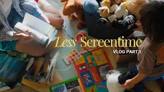 a week of screen-free play with my toddler 