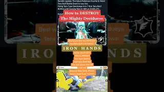 #shorts Best way to beat the Decidueye Tera Raid with Iron Hands.