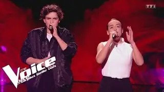 Pascal Obispo et Zazie - Les meilleurs ennemis - Prichia & Mea | The Voice 2023 | Super Cross battle