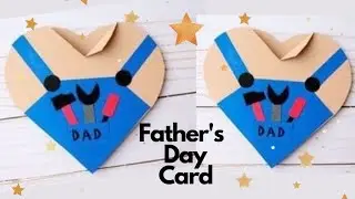 Father's Day Easy Card Idea For Kids || Easy Card For Father's Day