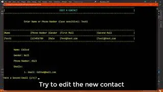 Phone Book Application