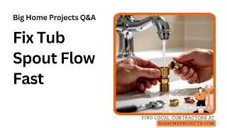 SharkBite Full Bore Tub Spout Flow Fix