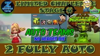 Witch Doll🧙&zwj;♀️ Limited Challenge Stage 6 (2 Fully Auto Teams) Part 4 | Dark Disaster 發條娃娃臨時冒險關卡6挑戰,