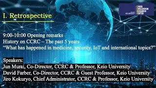 CCRC 5th Anniversary Symposium : OpeningRemarks