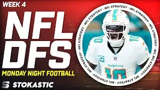 Jets vs Dolphins & Bengals vs Broncos Showdown Strategy MNF Week 4 DFS Picks | NFL DFS Strategy