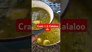 Jamaican Calaloo Soup ‼️🍲🦀☘️👀😋🇯🇲 #caribbeanfood #crab #calaloo #food #jamaica
