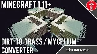 Dirt to Grass / Mycelium Converter [Concept] | Minecraft 1.11+