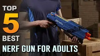 Top 5 Best Nerf Guns for Adults [Review 2023] - Mega Series Rotofury Blaster Gun/Doominator Blaster