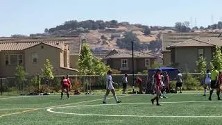 Folsom Lake Earthquakes 2003 Elite Red Girls Keeper Save v Granite Bay FC Good Look