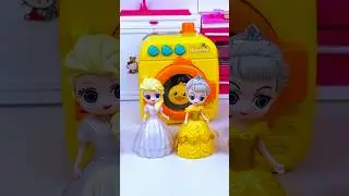 ASMR Toy Unboxing | Elsa Frozen Disney Princess & Washing Machine Toys | Satisfying Sounds #shorts