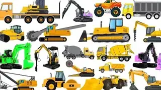 TOP Excavator and Machines Syinthesis || Dragline, Mixer Truck, Bucket Wheel, Demolition, Hammer