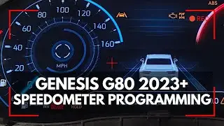 Genesis G80 2023+ instrument cluster programming with FORZA 614 by dash plug. R7F701403 inside.