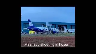 Simbu maanadu shooting in hosur|final schedule|airport scene|shooting details in the video