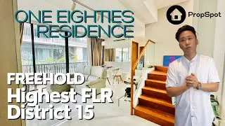 One Eighties Residence - Freehold 3-Bedroom Penthouse 1,281sqft in Joo Chiat Terrace | District 15
