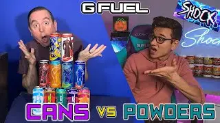 GFuel CANS Vs GFUEL Tubs; GFuel Collab and debate with @ElectricShock14  You decide who is right!