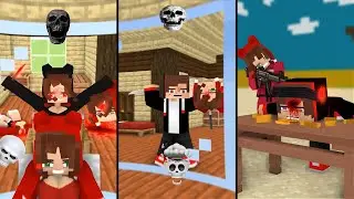 Minecraft The Dark Mirror Twins - Dark JJ || Pixel Craftse Mix