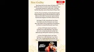Not Guilty (Lyrics) | Dhanda Nyoliwala | Trending Song #viral #shorts #dhandanyoliwala