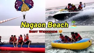 Nagaon Beach Alibaug | Parasailing |JetSki Ride | Banana Ride | Sleeper Ride | Best Weekend ✌🏻 Ep2