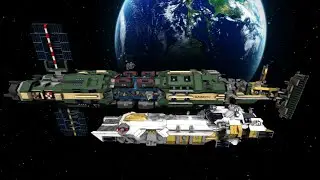 Space Engineers: Mammoth capital ship - robotic eviscerator of asteroids