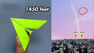 C&oacute;mo hacer un avi&oacute;n de papel que vuele lejos alcanzando 1.450 pies