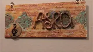 Name Plate for ASRA - Handmade
