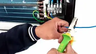 cara konek kabel kontrol dan power AC 2 pk