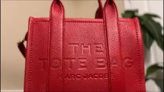 The Tote Bag Marc Jacobs | Red Mini Leather Tote Bag Review