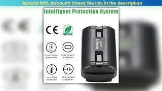 Vanon OP4040 80Ah Battery for Ryobi 40V OP40401 OP4026 OP40261 OP4050 Lithium Battery