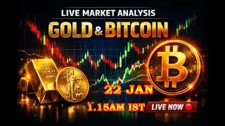 Live Market Trading: Gold & Crypto | Technical Analysis & Key Levels | Entries & Market Moves