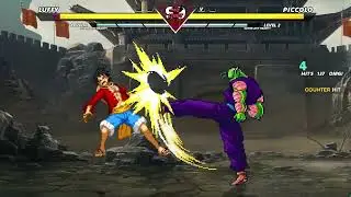 LUFFY VS PICCOLO | INSANELY EPIC ANIME M.U.G.E.N BATTLE