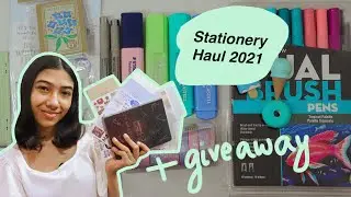 Huge Stationery Haul 2021 *WORTH ₹5000*🦋✨ Super cute and aesthetic Stationery Pal (India)
