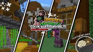 UPDATE!!! TEXTURE PACK TERBARU YANG COCOK BUAT SURVIVAL MCPE 1.19 - 1.20